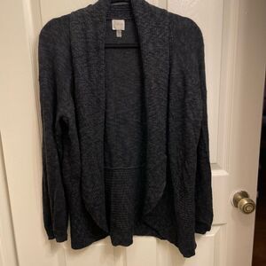 Cupio Black Sweater/Cardigan Womens Size XL